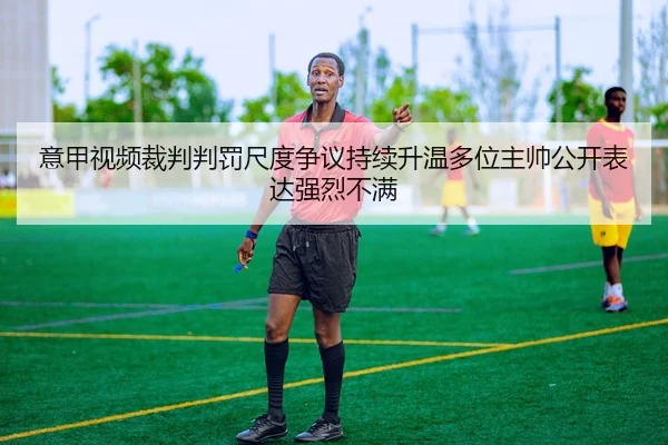 意甲视频裁判判罚尺度争议持续升温多位主帅公开表达强烈不满